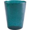 MEMENTO BICCHIERE ACQUA Petrol Trasparente MEMENTO VETRO