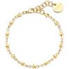 SAGAPO BRACCIALE Chunky PVD ORO STELLINE