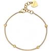 SAGAPO BRACCIALE Chunky SFERE ORO