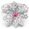 SWAROVSKI SALDI 50 ANELLO ETRNAL FLOWER RED/CRY 55