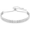 SWAROVSKI BRACCIALE RE MATRIX DOUBLE WHITE/RHS