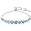 SWAROVSKI BRACCIALE IMBER ROUND AQBLU/RHS M