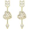 SWAROVSKI ORECCHINO IDYLLIA ARROW CRY/GOS