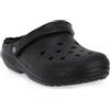 CROCS BKBKB CLASSIC LINED CLOG