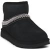 UGG BLK CLASSIC MINI CRESCENT