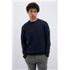 Roy Roger's CREW NECK M. WOOL & WS ROY ROGER'S, DENIM BLUE
