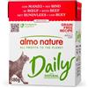 Almo Daily Tetra Pack Mousse per gatti adulti da 380 gr Gusto Manzo