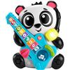 Fisher-Price Fisher- Price Animal Band - Gina la Pandina Impariamo a Contare, panda interattivo per l'apprendimento con 10 tasti e 70 canzoni, luci, suoni e microfono, giocattolo per bambini, 9+ mesi, HYL03