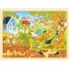Goki Einlegepuzzle Unser Garten über und unter der Erde: 40 x 30 x 0,8 cm, Holz, 96 Teile, per Stück