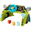 Fisher-Price Baby & Toddler Learning Toy Laugh & Learn Sit & Steer Driver Centro attività auto con fasi intelligenti per bambini dai 6 mesi in su