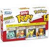 Funko Bitty POP! 4 Pack: Pokemon - Bulbasaur, Flareon, Pichu, Charizard - 0,9 pollici (2,2 cm) Da collezione - Scaffale espositivo impilabile incluso - Idea regalo - Per sacchetti da festa