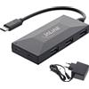 InLine Hub InLine® USB 3.2 Gen.1, da USB-C a 2x USB-C e 3x USB-A, con alimentatore
