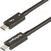 StarTech.com Cavo Thunderbolt 4 da 50cm - 40Gbps - PD 100W - Cavo Video/Trasferimento dati 4K/8K - Cavo Thunderbolt Intel Compatibile con USB4/Thunderbolt 3/USB 3.2/USB Tipo C/DisplayPort - Cavo USB C