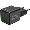 Hama Caricatore rapido HAMA, USB-C, caricatore super mini, PD, 25 W, nero (00201985)
