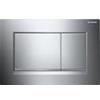 Geberit 115.883.KH.1 Sigma 30 Placca 2 Pulsanti, Cromato Lucido, 24.6 x 16.4 x 1.2 cm Geberit