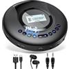 OEM Lettore CD - Antiurto - Ricaricabile - Bluetooth - Cuffie incluse - Un must per tutti
