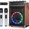 OEM Altoparlante Bluetooth portatile con regolazione del suono, telecomando e illuminazione a LED; supporta scheda TF/USB, ingresso AUX, FM e registrazione