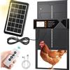 OEM Porta automatica per pollaio - Modello grande alimentato a energia solare, display a LED, sensore di luce, telecomando, timer, funzione anti-schiacciamento