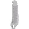 BDSMAGE Manicotto per pene per estensione del pene 5 cm, 28 cm Manicotto per pene taglia XXL Ingrandimento del grande Giocattoli sessuali per coppie Uomini (Trasparente)