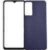 Generico Custodia Compatibile con ZTE Blade A72S / A7050 COVER case soft GEL SILICONE protezione flessibile SLIM matte antiurto antigraffio MORBIDA TPU (Blu)