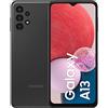 Samsung Galaxy A13 Smartphone, Processore Dual + Exa Core, Display Infinity-V da 6.6¹, Android 12, 4GB RAM, 64GB di Memoria interna espandibile² Batteria 5.000 mAh³, Black [Versione italiana]