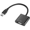 HENGBIRD Adattatore USB a VGA, USB 3.0/2.0 a VGA, convertitore video HD per computer portatile