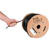 TRUE CABLE TrueCABLE - Cavo Ethernet Cat5e schermato per esterni (FTP), 152,4 m, impermeabile con sepoltura diretta CMX, rame nudo solido 24AWG, 350 MHz, elencato ETL, cavo Ethernet sfuso