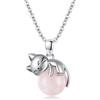 Vadmans, Collana con ciondolo a forma di animale, Axolotl, tartaruga o koala, in argento Sterling, idea regalo per donne
