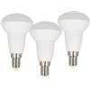 LEDLUX 3 Pezzi Lampada Led a Riflettore, Led E14 PAR16 R50, 6W=40W 220V, Diametro 50mm, Lunga 86mm (3000K)