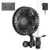 Yigowyigo Ventilatore a 4 livelli da 10 W con clip: oscillazione automatica a 45° e inclinazione a 90°, 2200 giri/min, max 32DBA silenziosa con clip per Growbox con durata di 50.000 ore, ventola di serraggio