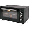 Melchioni Family Forno Elettrico 45 Litri - Alta Temperatura 300°C - Timer 60 Minuti - Luce Interna - Funzione Ventilata per Cottura Uniforme - Ideale per Pizza e Arrosti - 2000W - Nero