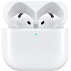 Apple AirPods 4th Gen con Cancellazione Attiva del Rumore White Europa