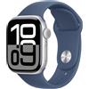Apple Watch Series 10 46mm Cellular Aluminium Silver con Sport Band M/L Denim EU
