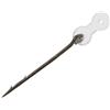 Delphin Bait spike Delphin STINGER+ con anello in silicone / nero / 12 pz