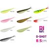 Delphin Soft shad BOMB! D-SHOT / 5pz | 8,5cm/Spring