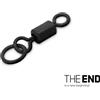 Delphin Girella con anello da carpfishing Delphin THE END Ring Swivel / 10pz | #4 / 28