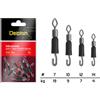 Delphin Girella a sgancio rapido anti-torsione Delphin FDR Quicker / 10 pz