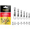 Delphin Rolling swivel with interlock snap / 10pz