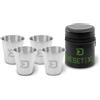 Delphin Set bicchierini in acciaio inox Delphin RESET XL 4 in 1