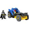 Fisher-Price Imaginext- Auto da Rally con Lancia Dischi e Personaggio di Batman Giocattolo per Bambini 3+ Anni, GKJ25