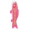 jojofuny Manica Vento di Pesce Carpa Giapponese in Raso 3d Stampa Dorata, Decorazione Appesa per Casa e Celebrazioni Festivali