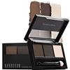 NANOBROW Set Polveri Per Sopracciglia Nanobrow Eyebrow Powder Kit - Palette di ombretti per sopracciglia con evidenziatore, kit per lo styling delle sopracciglia (DARK)