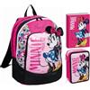 Seven Oh My Minnie Set Scuola, Zaino con Astuccio 3 Zip e Diario, Rosa