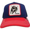 Goorin Bros. Cappello Raging Bull 101-2637 con Visiera Misto Poliestere Blu/Rosso