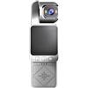 BildeeMait Per Action Camera Compatta Palmare con WiFi, Registrazione HD Sport e Uso di Sicurezza, Costruzione ABS, Colore Argento