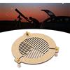 Generic Maschera di Messa a Fuoco Bahtinov da 60-90 Mm Piastra di Messa a Fuoco in Acrilico con 3 Montanti in Metallo Design Leggero per Dobson, Mak Cas, SCT, Astrofotografia