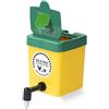 Zootec Abbeveratoio Conigli Automatico a Goccia | in Plastica e Nipple in Acciaio Inox, | con Gancio da Appendere alla Rete della Gabbia | capacità 0,5 Litri
