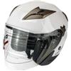 Motocubo CASCO MOTO JET TOURER DOPPIA VISIERA BIANCO TG XL