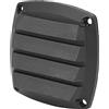 Generic Marine Air Adatto per Griglia di Ventilazione Copertura per Feritoia di Ventilazione Durevole per Yacht Installazione Diretta per Barche ABS Nero 3 X 3 Pollici