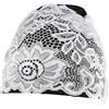 HAKIDZEL Cuffia da Nuoto Donna in Pu Pizzo Raffinato, Pratica e Resistente, per Piscine e Bagni, Colore Nero Fashion